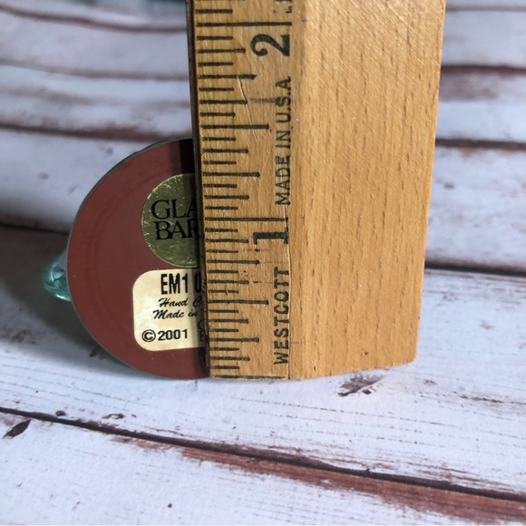 2001 Glass Baron Hand Crafted Frog w/Dragonfly & Crystals - Picture 12 of 14